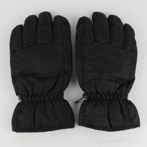 Men's Black Fleece Lined Insulated Winter Gloves